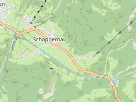 Wanderhotel auf Karte