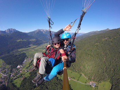 Wanderurlaub - WLAN - Kärnten - Fliegen lernen .... oder einen Tandemflug buchen?  - Sattleggers Alpenhof & Feriensternwarte