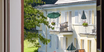 Wanderurlaub - Steiermark - Ausblick aus dem Zimmer - Hotel Landsitz Pichlschloss
