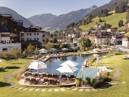 Wanderurlaub - Familienwanderung - Naturschwimmteich - Hotel Nesslerhof