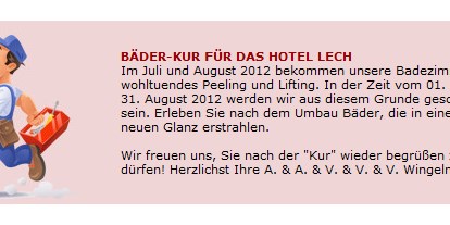 Wanderurlaub - Vorarlberg - Hotel Lech