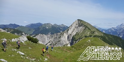 Wanderurlaub - Tiroler Unterland - geführte Gipfelwanderung Kompar - Hotel Achentalerhof