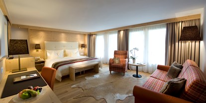 Wanderurlaub - Schweiz - Die Zimmer sind im Alpen-Chic engerichtet. - GOLFHOTEL Les Hauts de Gstaad & SPA
