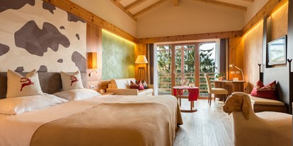 Wanderurlaub - Dolomiten - "Zirm" Zimmer mit Balkon  -  Hotel Emmy-five elements