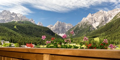 Wanderurlaub - Dolomiten - Aussicht vom Zimmer - Hotel Royal ***S