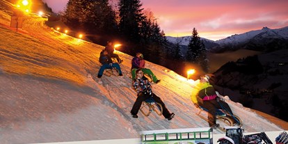 Wanderurlaub - Hohe Tauern - Hoteleigene Rodelbahn im Winter mit Gratistransfer für Hotelgäste Hotel Lammwirt Großarl - Hotel Lammwirt