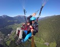 Wanderhotel: Fliegen lernen .... oder einen Tandemflug buchen?  - Sattleggers Alpenhof & Feriensternwarte